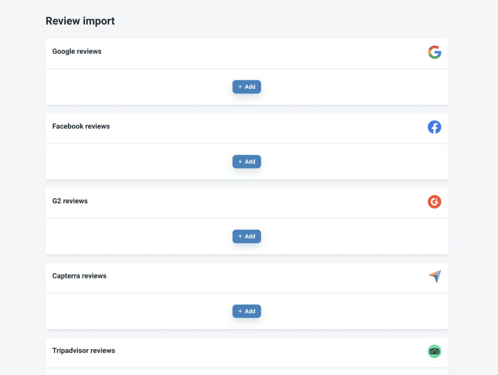 import reviews to embed to shopify